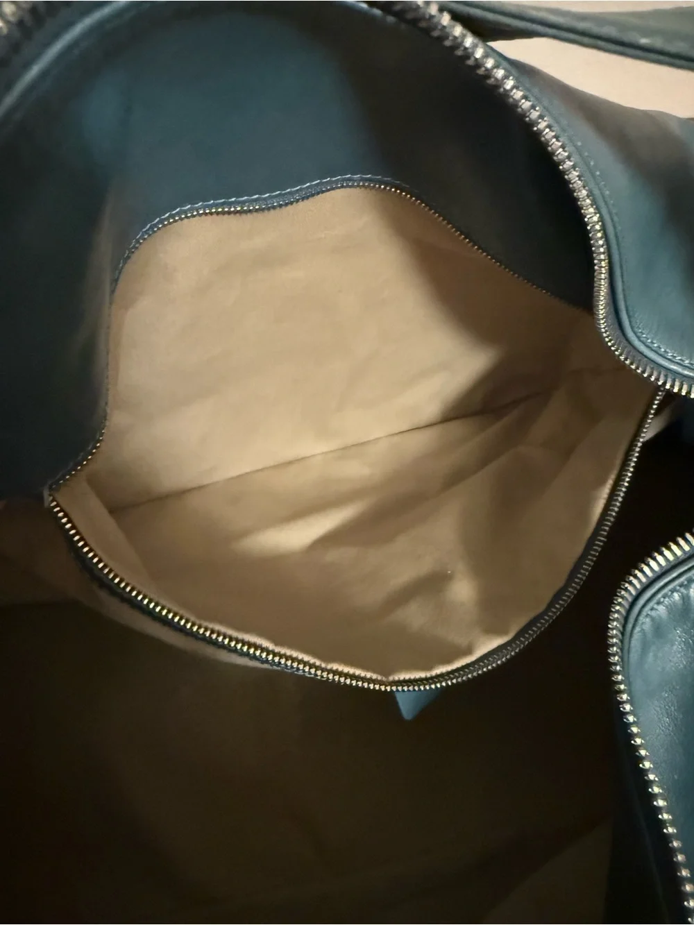 Made in Italy Bally Teal Leather hobo Shoulder Bag